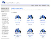 Tablet Screenshot of mozaik-software.com